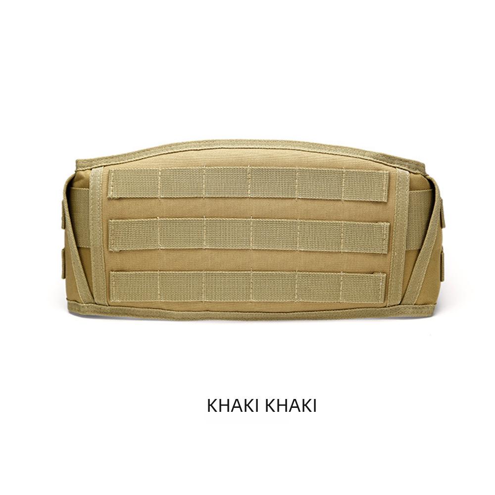 Camouflage Molle Tactical Outdoor Waist Belt - Multi-Purpose Military-Style Gear Belt for Field Use