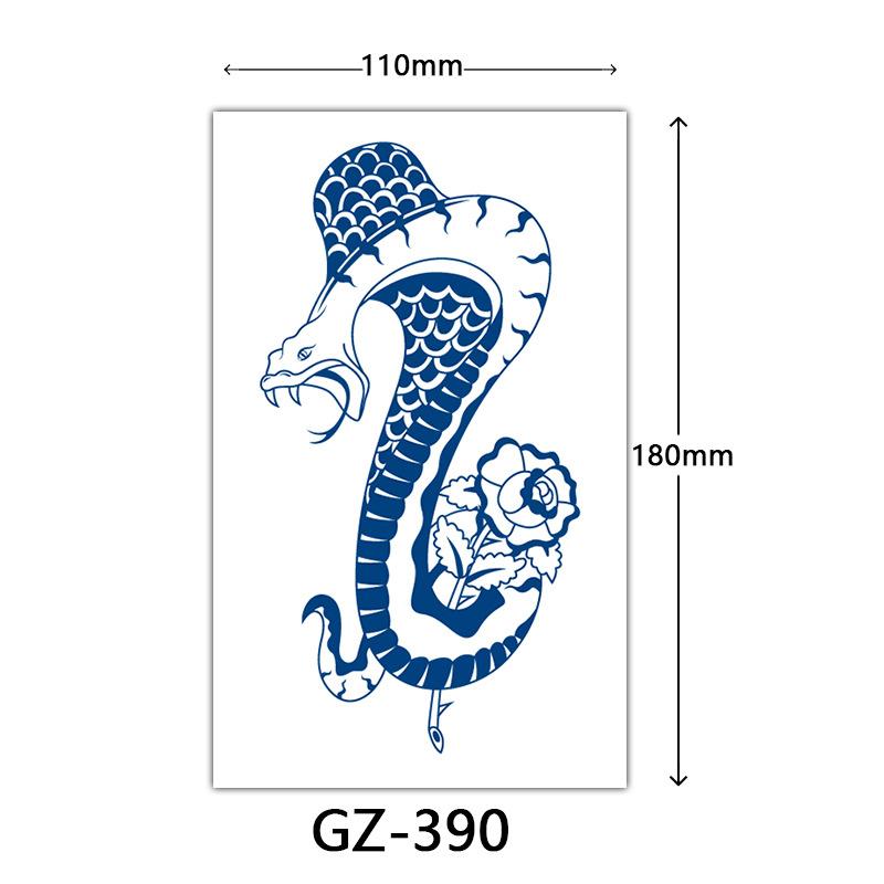 Kräuter-Tattoo-Aufkleber, Saft-Tattoo-Aufkleber, Englischer Buchstabe Semi-permanente Tattoo-Aufkleber Tattoo