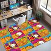 Garfield Pattern Rug, Indoor/Outdoor Mat, for Picnic, Gameroom, Bedroom, Office, Living Room, Home Decor Carpet, Birthday Gift