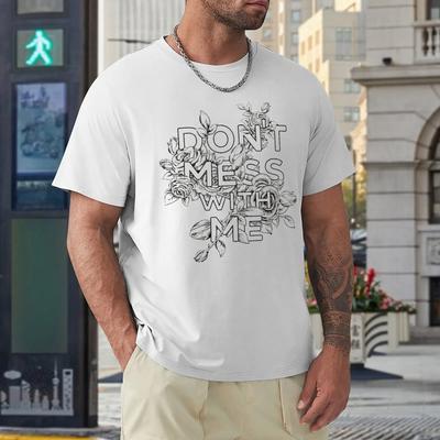 Fresh Mother's Day Don T Mess With Me Inked Men's Y T-shirt  Sports T-shirts Funny Funny Novelty Leisure Eur Size
