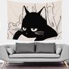 Cat Art Ins Style Decorative Tapestry Bedroom Bedside Wall Hanging Live Broadcast Backdrop Dormitory Renovation Wall Cloth
