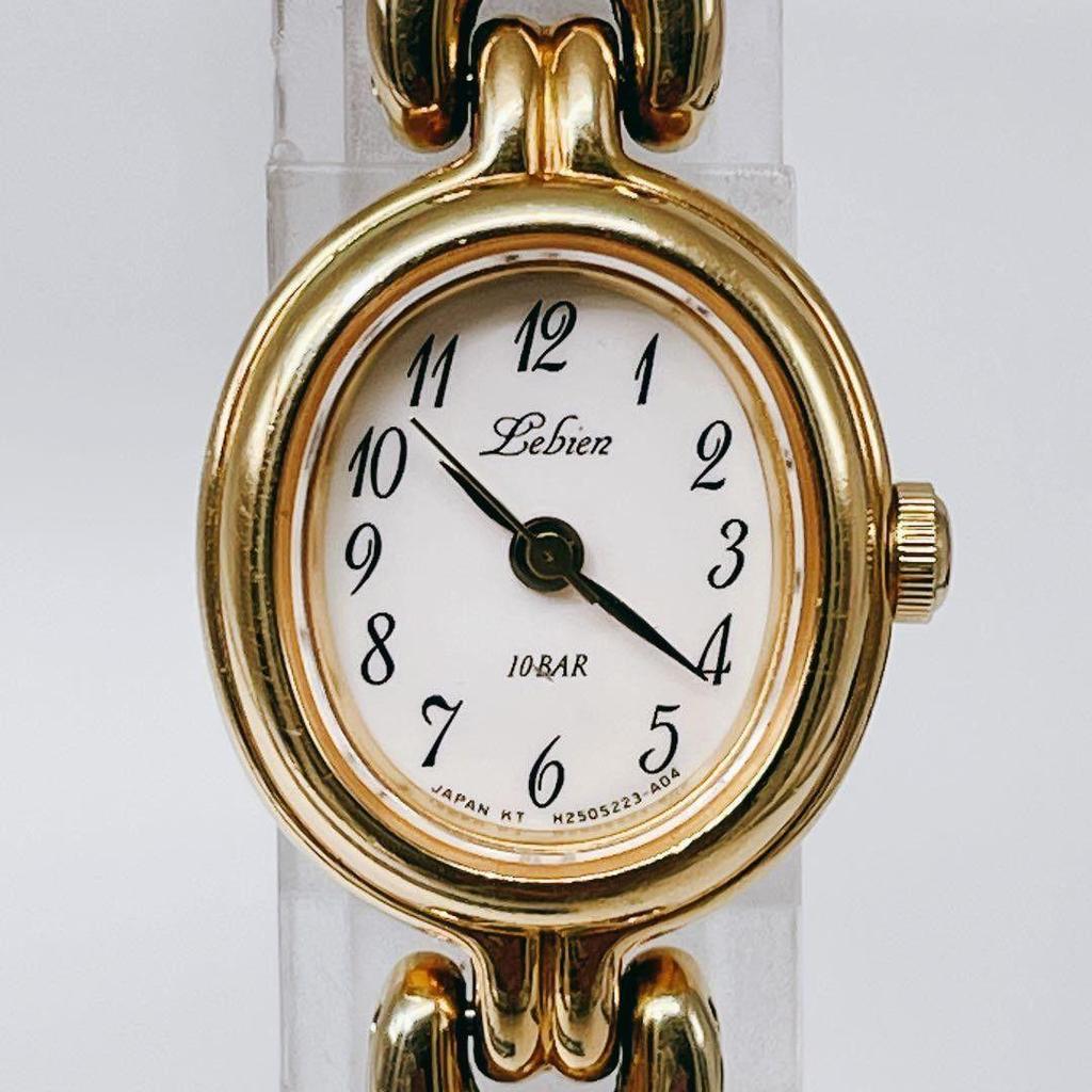 Used New battery/operating ORIENT Orient Lebien watch vintage ladies quartz breath watch gold
