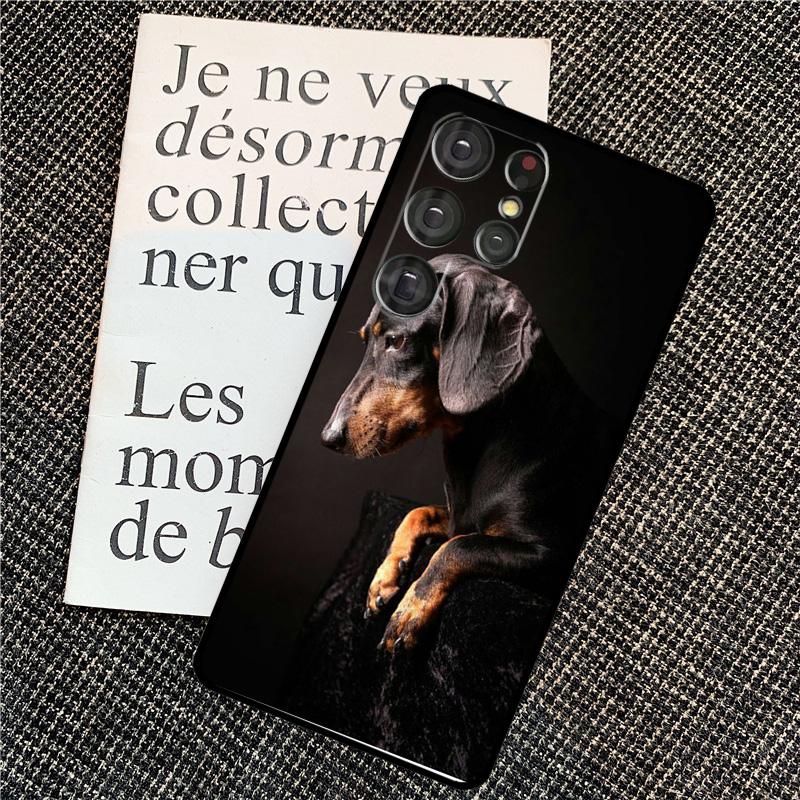 Teckel Dackel Dachshund Dog Case For Samsung Galaxy S25 Ultra S20 S21 S22 S23 S24 Ultra S9 S10 Plus S25 FE Back Cover