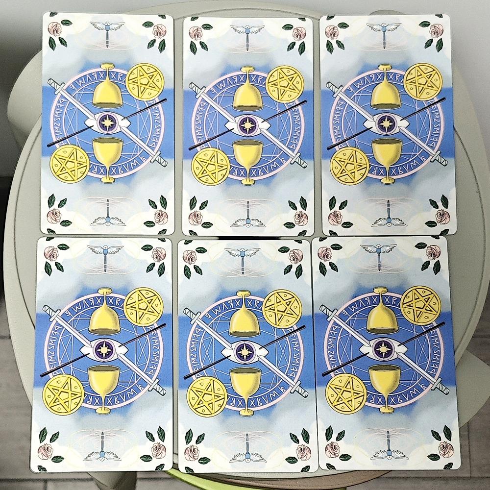 12*7cm Witchling Academy Tarot Deck 78 Pcs Tarot Cards Featuring Whimsical Artwork and Inspiring Insights Based On Rider System