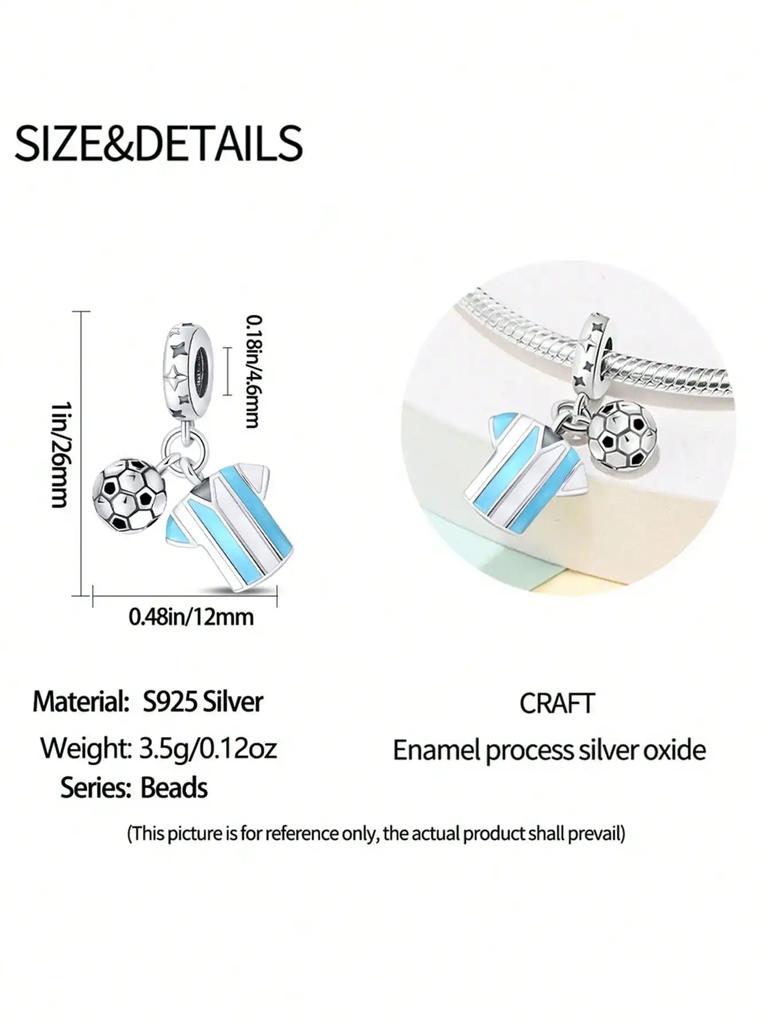 Charms Plata Blue Ocean Eye Ocean Pearl Beads For Charmsoriginales Bracelet Beads Jewellery Making Women'S Gift