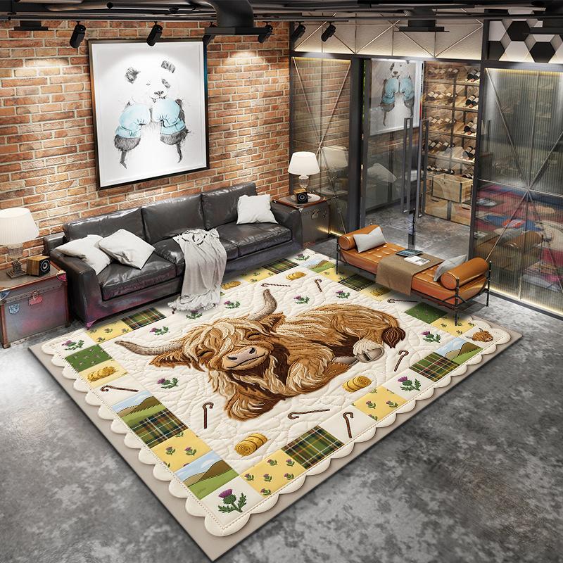 Fabric Animal Sleeping Panda Carpet Rug for Living Room Bedroom Home Sofa Decoration,Kids Play Non-slip Floor Mat