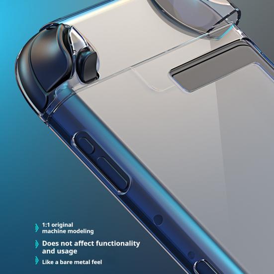 Protective Case Handheld Game Console Protector Shockproof Impact Resistant Precise Fit Transparent Protective Cover for Switch 2