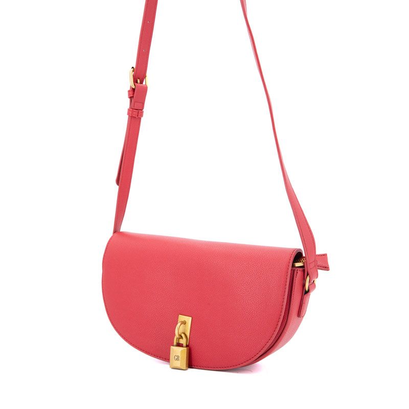 Sac bandoulière motif serpent romelie avec cadenas décoratif doré 27x15x7cm Femme GEORGES RECH