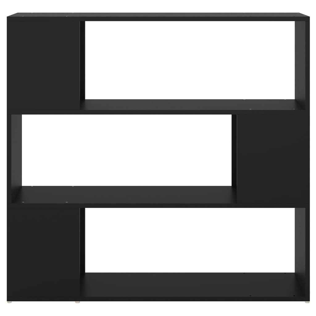 Arbeitszimmer-Bücherregal, dreistöckiges kreatives Aufbewahrungsregal, dekorativer Schrank für das Wohnzimmer, 100 x 24 x 94 cm