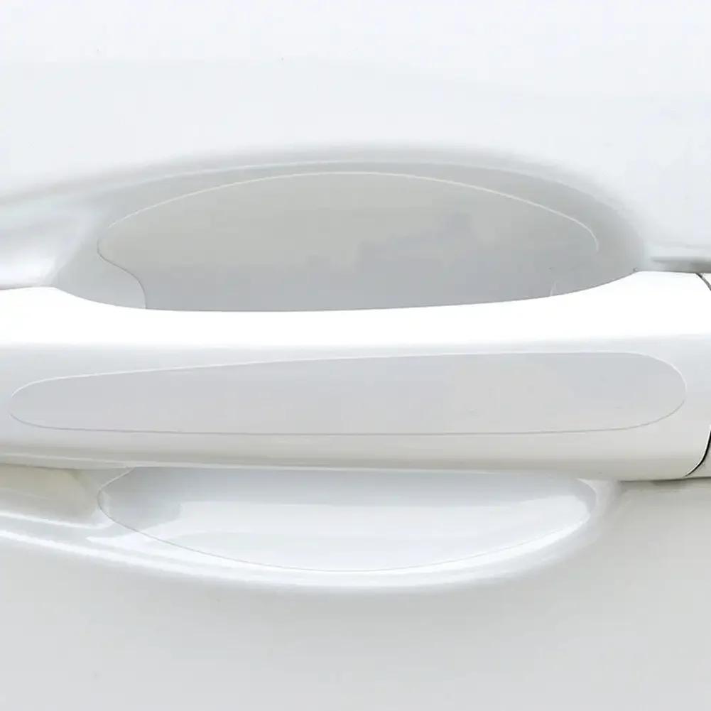 Adhesivo transparente para puerta de coche, protector contra arañazos, tira protectora para espejo retrovisor, accesorios para coche.
