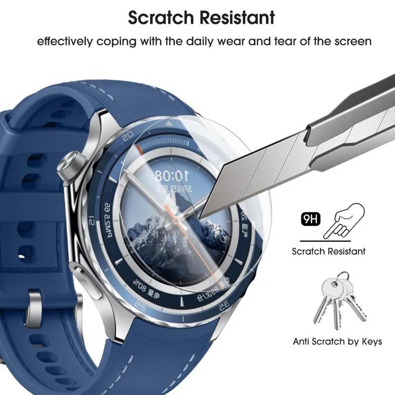1/2/3Pcs Tempered Glass Screen Protectors with Easy Installation Kit for OPPO Watch X3 Smartwatch Anti-scratch Glass Films