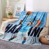 Haaland Football FlAannel Blanket, High Quality Comfortable for All Seasons, Home Decor, Warmth and Comfort
