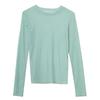 Hyuna Style Women's Mesh Long Sleeve Sun Protection Shirt, 2023 Summer Ice Silk Base Layer T-Shirt
