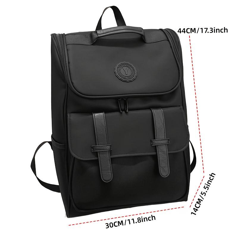 Unisex Oxford Backpack Large Capacity Travel School Bag Big чёрный