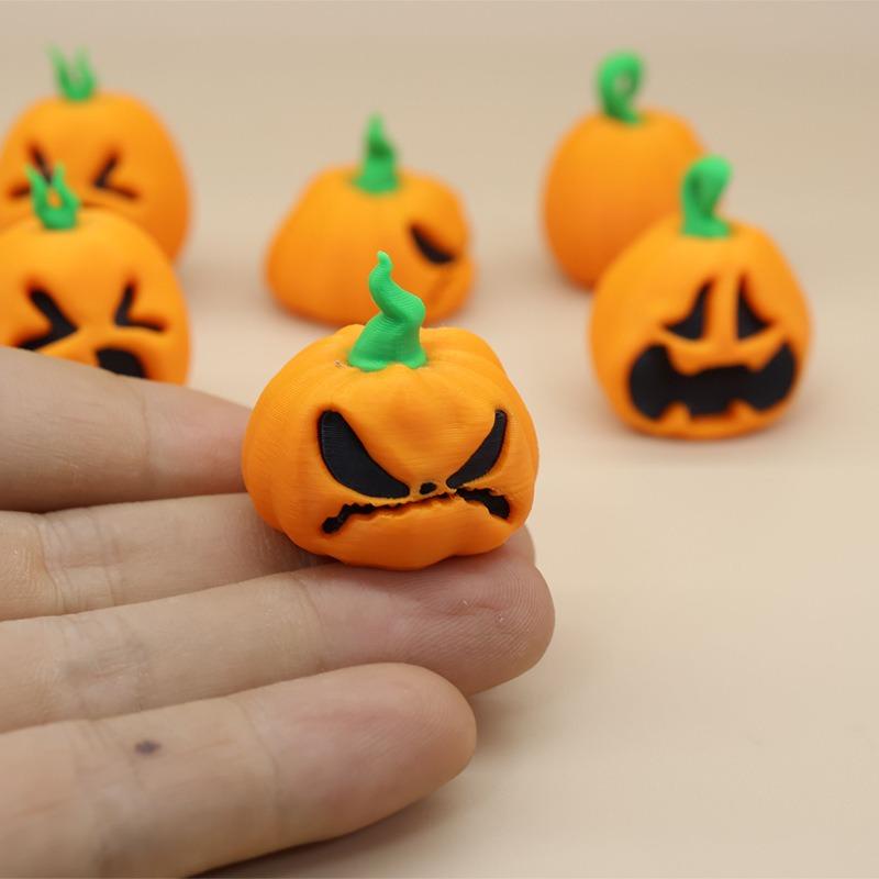 New Halloween pumpkin ghost ornament DIY ornament accessories mini micro landscape ornament