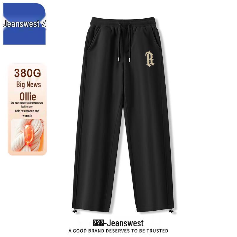 

Jeanswest Z-Series Men s Fleece-Lined Straight-Leg Casual Pants T8036 3XL