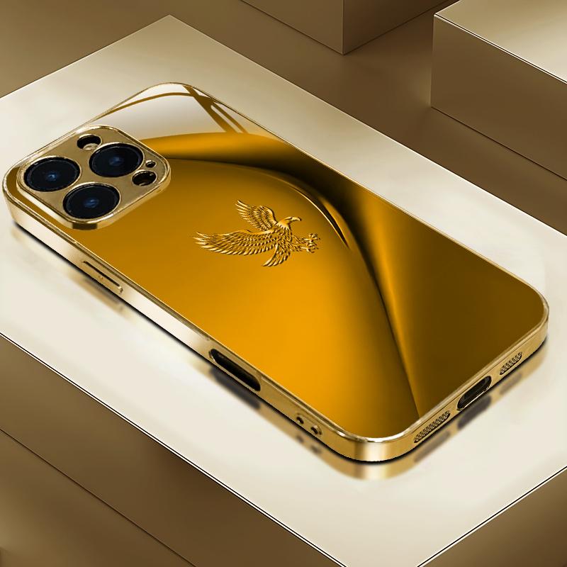 Custodia in vetro galvanizzato per telefono adatta per iphone 17 16 15 14 13 12 11pm Pro Plus e altri modelli di telefono.
