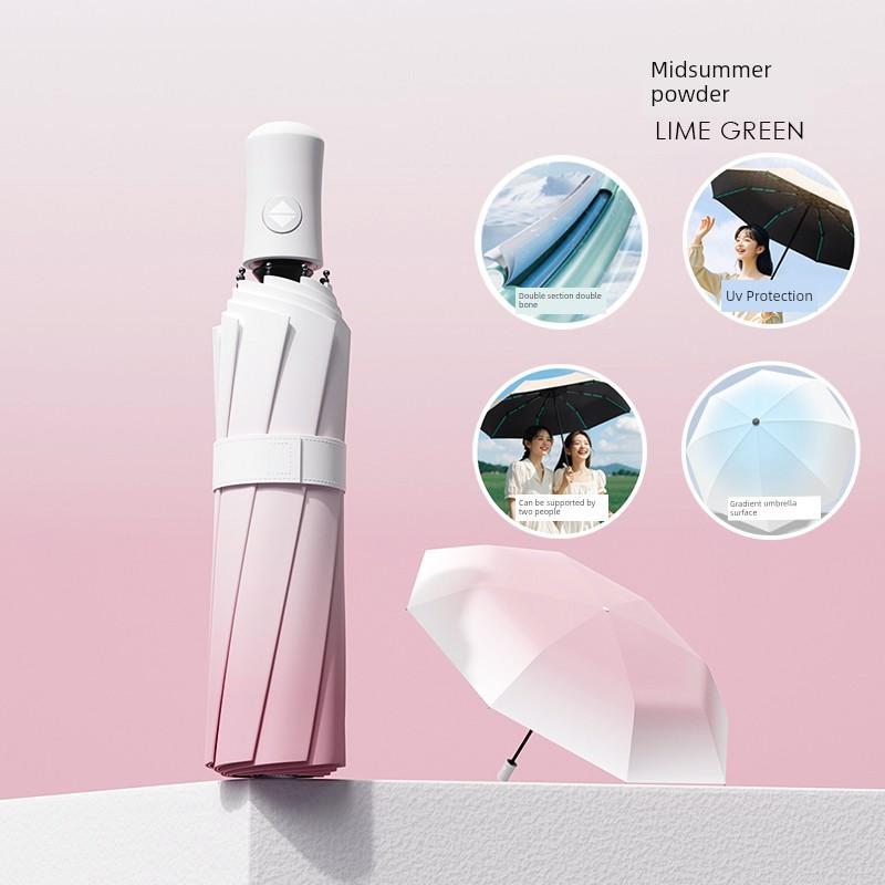 High-Quality Automatic Umbrella for Women, Dual-Use for Sun and Rain, Foldable Umbrella, Sun Umbrella, Uv Protection, Sunshade Umbrella for Men