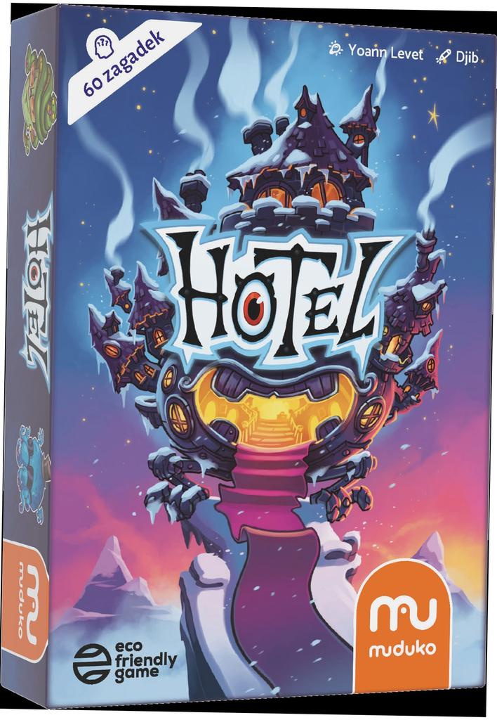 Hotel. 60 Puzzles. Board Game. Muduko