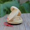 Wooden Castanet Kids Musical Castanets Instrument DIY Baby Instruments Rhythm Toy Percussion
