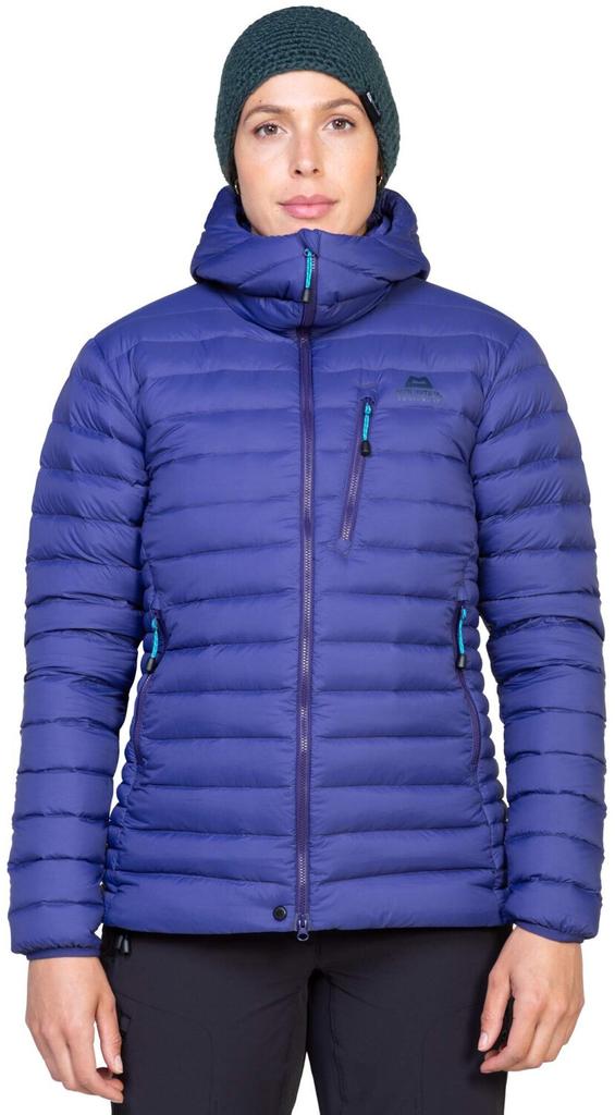 Jacket Mountain Equipment Earthrise Hooded Jacket Down Jacket Blue Cosmos