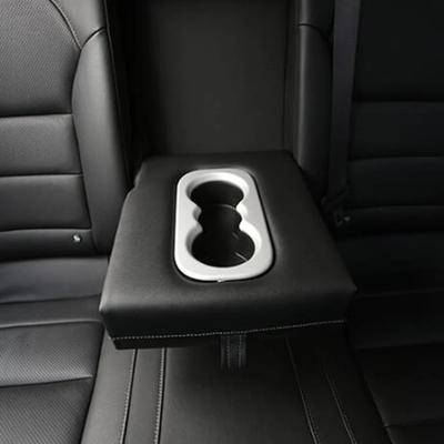 Car Rear Water Cup Holder Protection Cover Trim Sticker for Renault Koleos for Samsung QM6 2017-2025 Stickers ABS Accessories