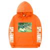 Spy X Family Anime Print Hooded Sweatshirt Men Women Oversized Fleece Pullover With Ribbed Hem