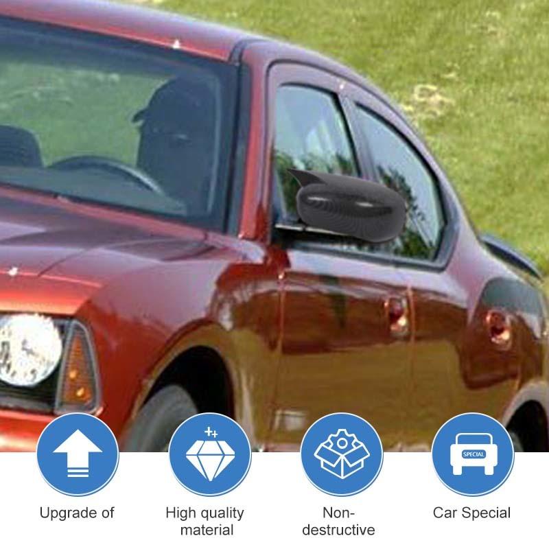 Car Rearview Mirror Decorative Frame Protective Cover For Dodge Charger For Chrysler 300C 2006-2010 Car Exterior Accessories , ABS Plastic