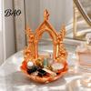 Hairpin Organizer Tray Jewelry Storage Tray, with Gothic Arch Pearlescent Design, Small Perfume And Lipstick Themed Organizer, for Rings Earrings