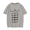 Eight Pack Abs Short Sleeved Tshirt Fun And Funny Clothes Fitness Muscle Pure Cotton Spoof Unisexs And Unisexs Tshirt