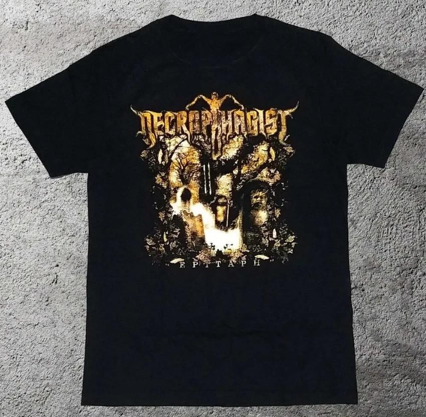 NEW Necrophagist Band Album Heavy Cotton Black T Shirt S-5XL JU1007 S