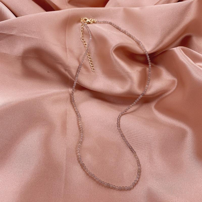 Freshwater pearl series necklace French retro versatile elegant personalized neck chain collarbone chain