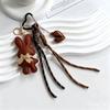 Bag Charm New PU Leather Bunny Decoration Key Holders Hanging Charm Solid Bag Pendant Accessories Gift