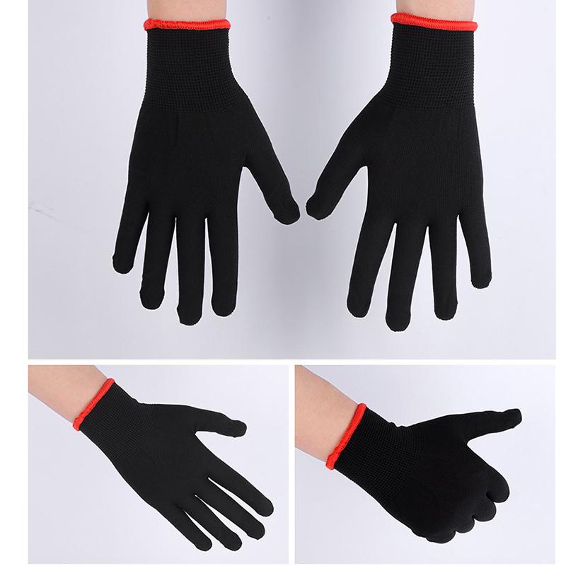 ALIWRAP 5/10 Paar Auto-Folienhandschuhe Antistatische Fensterfolien-Montagehandschuhe Fingerspitzen-Arbeitshandschuhe Auto-Folierungswerkzeuge