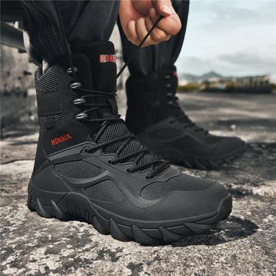 Outdoor neue Herbst- und Winter-Übergröße High-Top Schneestiefel taktische Stiefel Herren Bergschuhe Spezialoperationsstiefel Wüstenstiefel