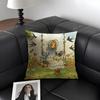 Art Sarah Kay Swing Girl Cushion Cover Natural Linen Organic Fabric DoubleSided Printing Sofa Home Decor Gift Pillow Case