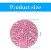 2PCS Bling Car Cup Holder Coaster, Crystal Rhinestone Non-Slip Ert Auto Cup Pads, Sparkling Vehicle Decor Bottle Mat Accessories For Women Girls,