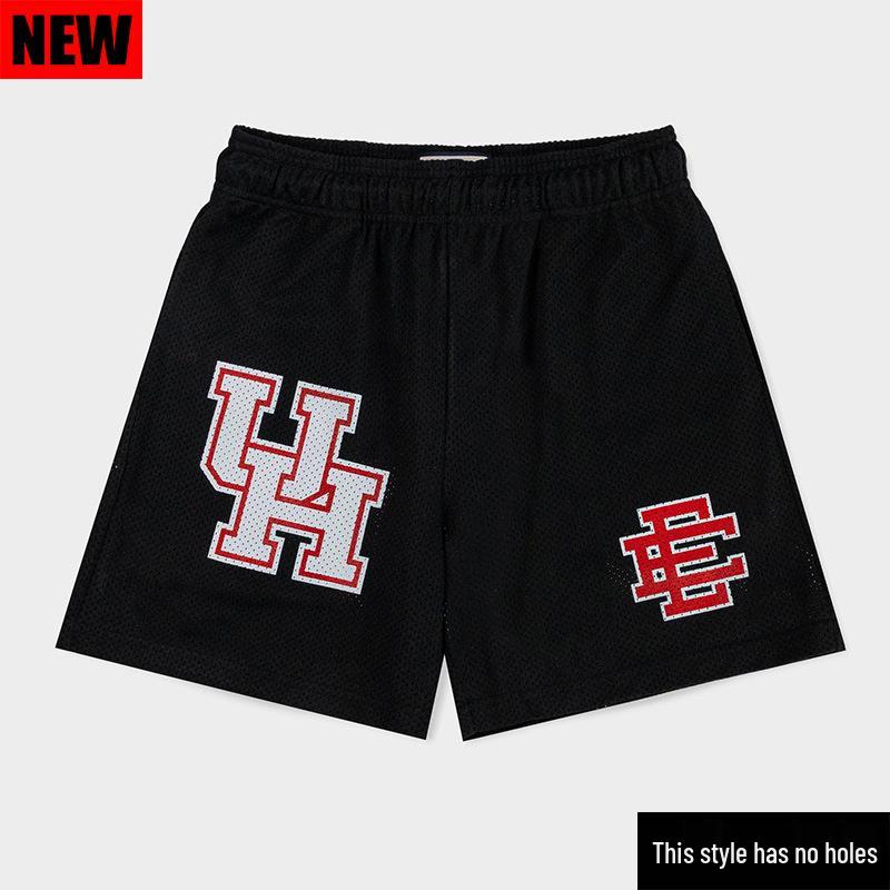 Unisex Amerikanische EE Schnelltrocknende Mesh-Sportshorts zum Laufen & Radfahren - Oberhalb des Knies