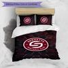 Servette FC Bedrucktes 3-teiliges Bettwäsche-Set Atmungsaktiver Bettbezug mit Kissenbezügen Dekorative Bettwäsche für Schlafzimmer Zuhause
