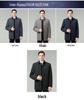 Men's Winter Down Jacket: Removable Liner, Warm Lapel Coat, White Duck Down, Middle-Aged Business Style