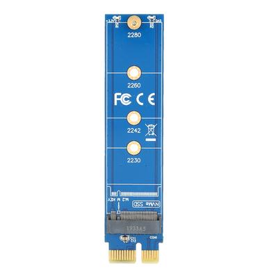 NVME Adapter Card SSD Hard Drive Card Reader PCI E 1X Test Card Computer Accessories for PCI E To