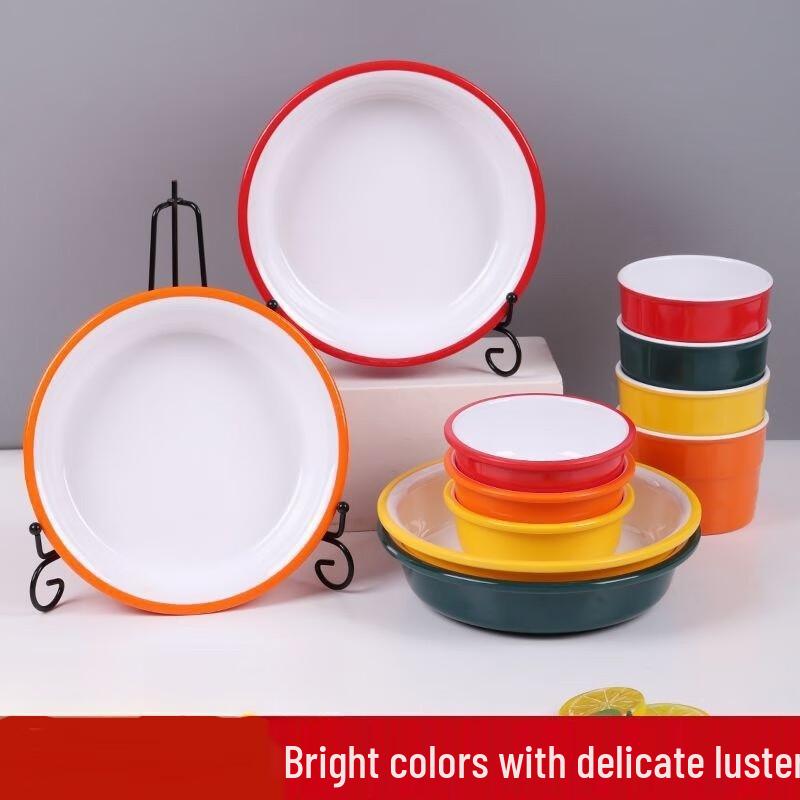 Jijun A5 Melamine Imitation Porcelain Tableware Set