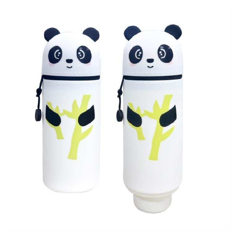 Expandable Cartoon Pen Organizer Pencil Storage Case Foldable Silicone Pouches Great For School Office Home Storage Use