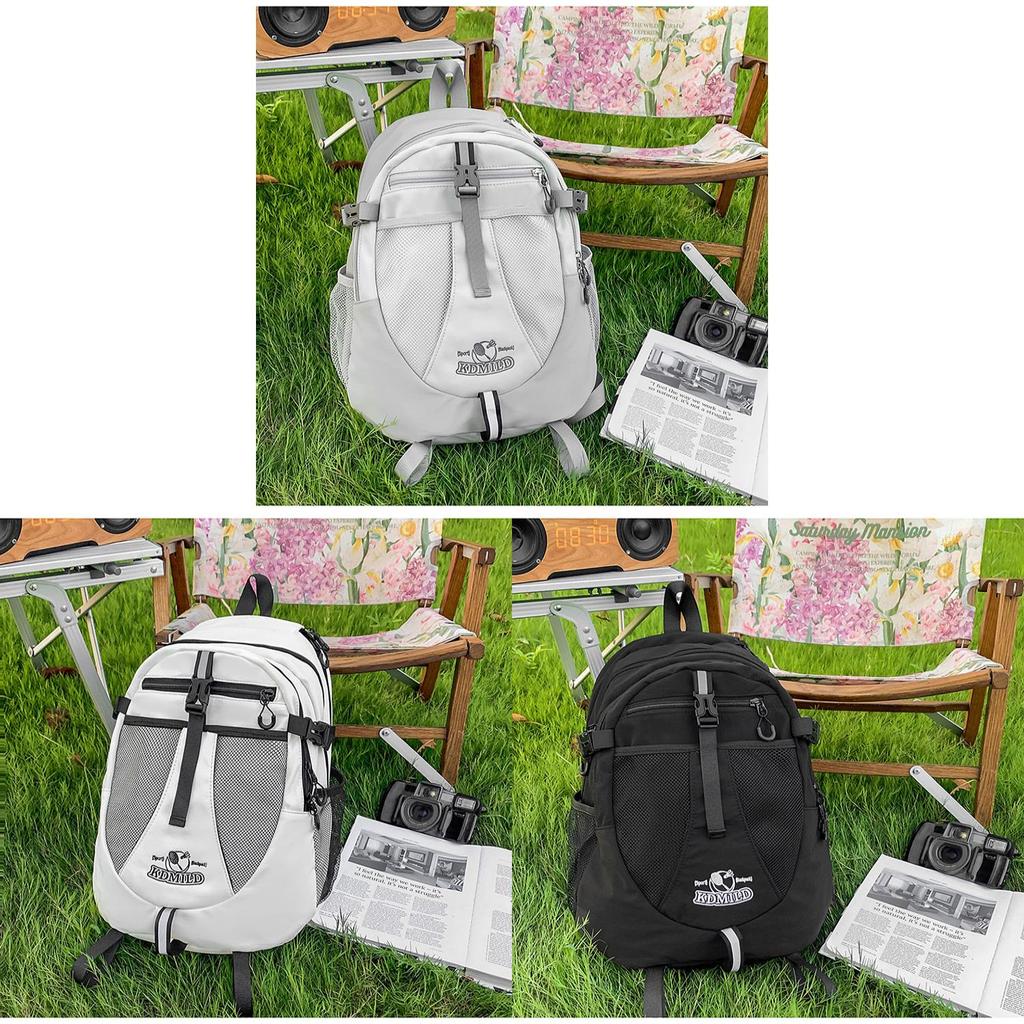 Nylon Casual Travel Backpack For Men And Women With Laptop Storage