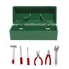 1:12 Scale Dollhouse Toolbox Multi-Color With Storage Box Miniature Toolbox Screwdriver Red Handle Dolls Accessories