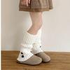 Autumn Winter Socks Leg Warmer Stockings Socks for Girls 2-13 Years Knitted Leg Cover Crochet Long Stockings Socks