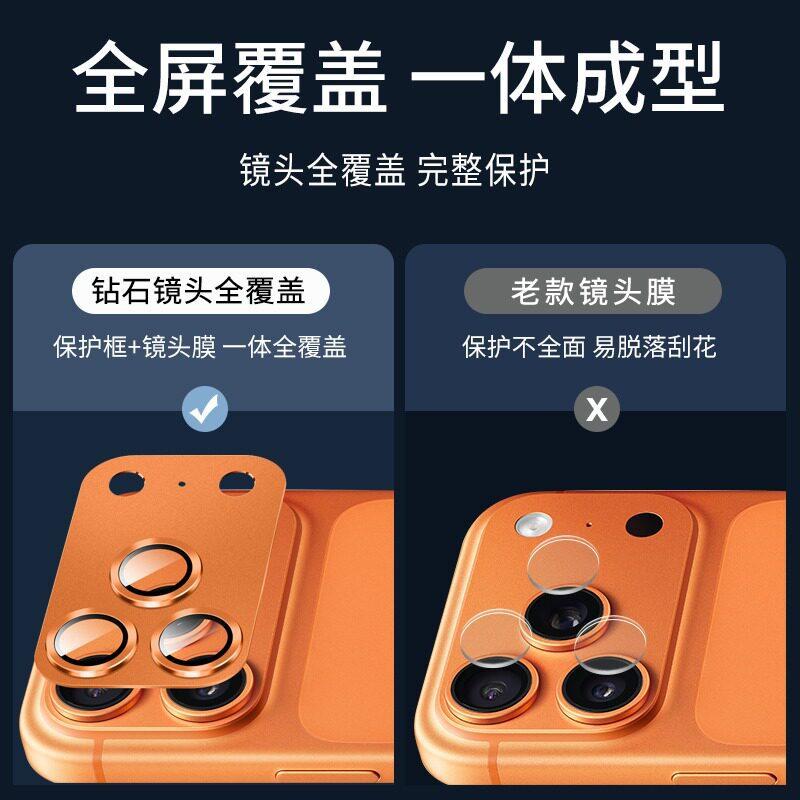 Applicable iPhone11 Lens Film 11ProMax Mobile Phone Rear Camera Film Metal Integrated Lens Protective Film