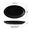 12-Inch Nordic Oval Ceramic Fish Plate