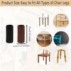 Chair Leg Socks/Protective Covers, Elastic Knit, Noise-Reducing, Anti-Scratch, Universal (48 Pcs)