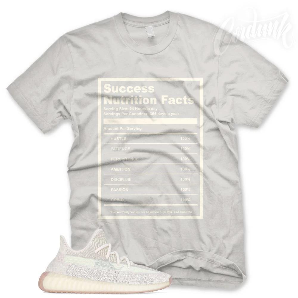 New  SUCCESS FACTS  T Shirt for Adidas YZ Boost V2 Citrin M